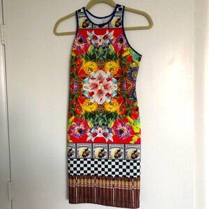 Clover Canyon Havana Cigar Boutique Neoprene Dress